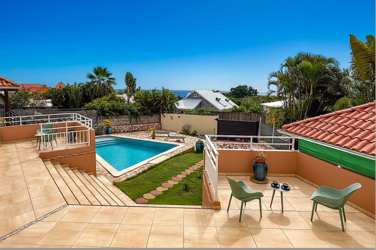 Villa PONT CAFE 3 chambres Location Sainte-Luce Martinique vue mer