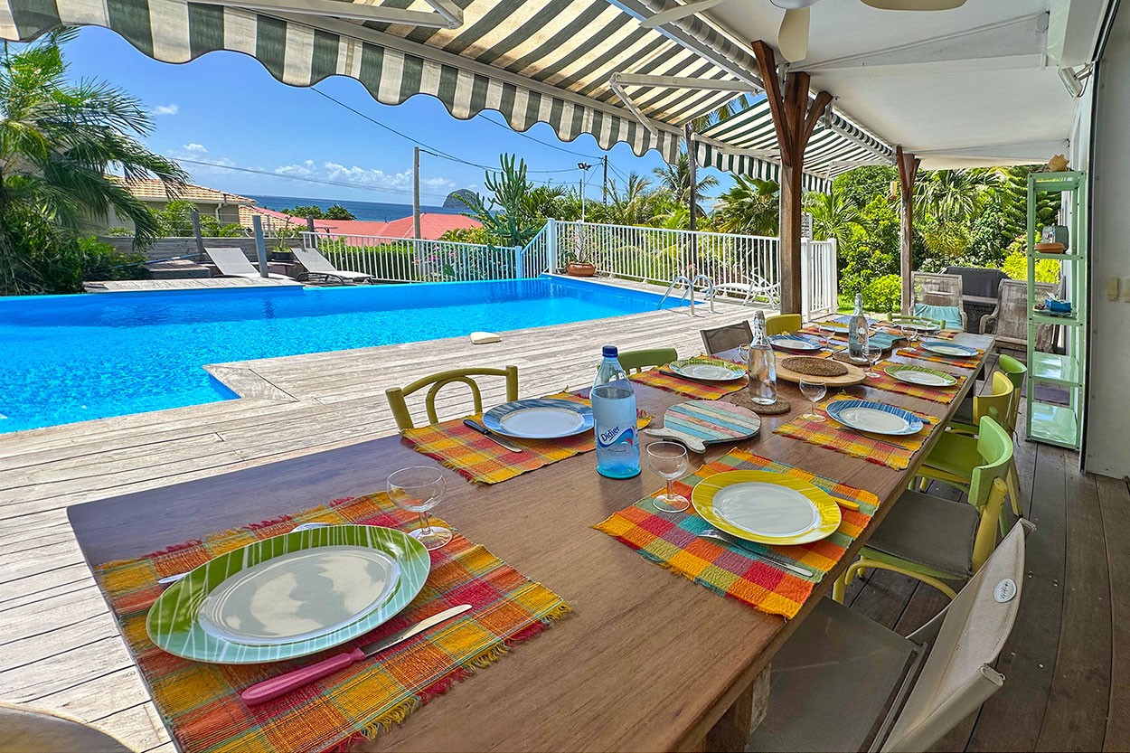 Villa EMERAUDE Diamant location de vacances en famille 15 P. 7 ch.