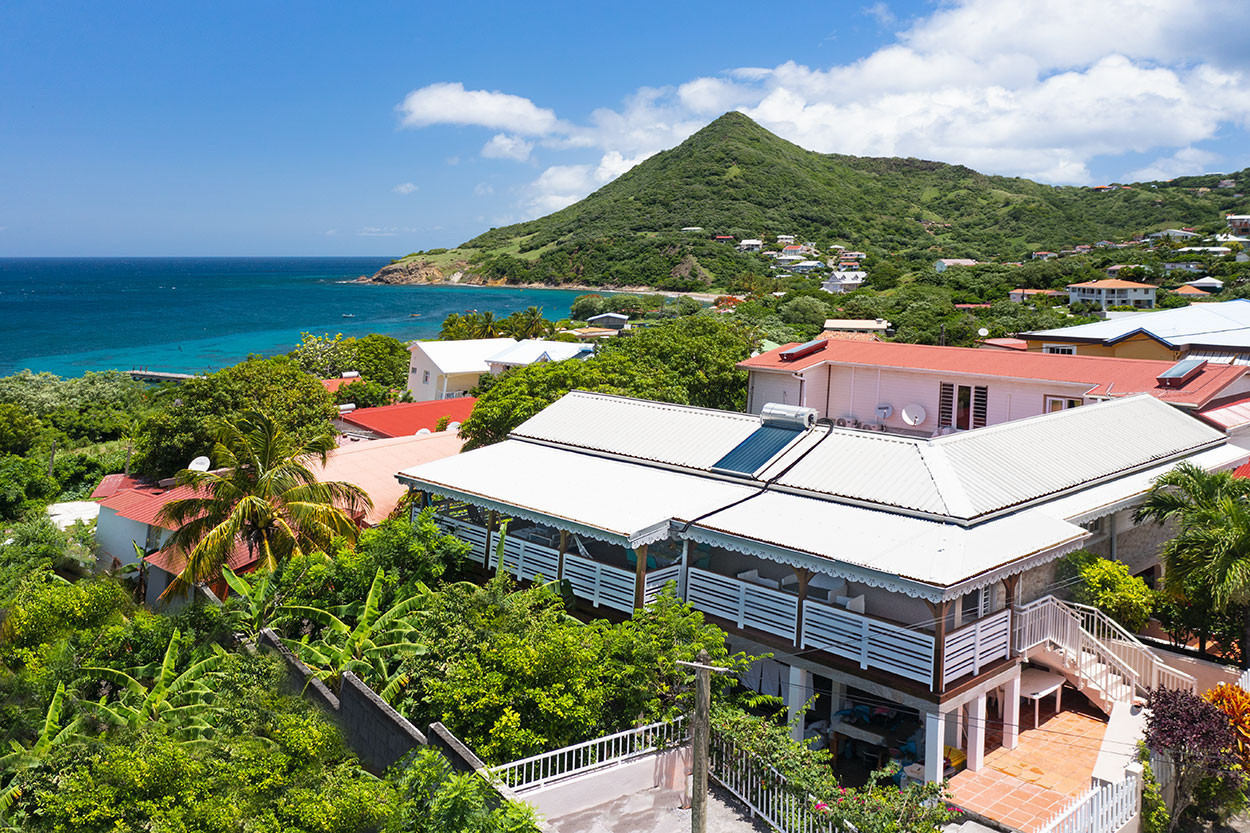 Le Lapin Blanc Location T3 Petite Anse d'Arlet Martinique prés des plages