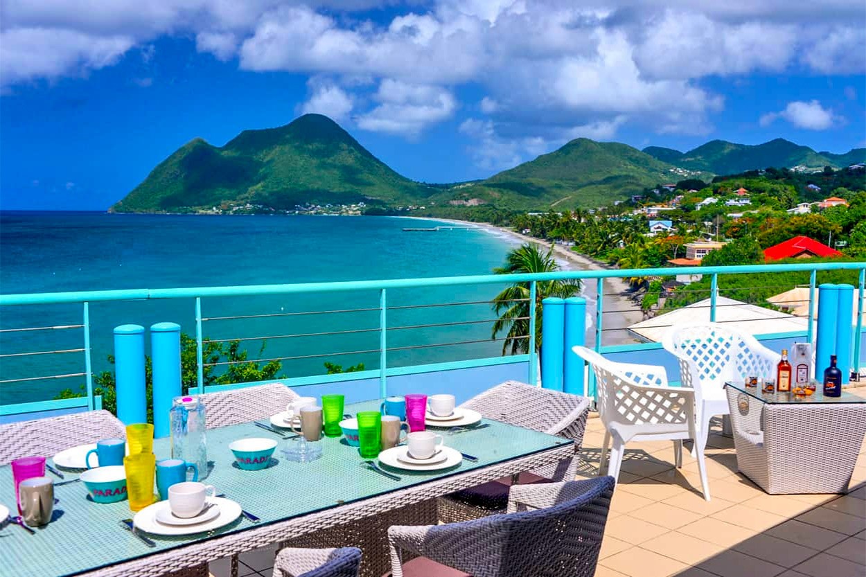 ANAIS Diamant T4 location Martinique Sud superbe vue sur la mer
