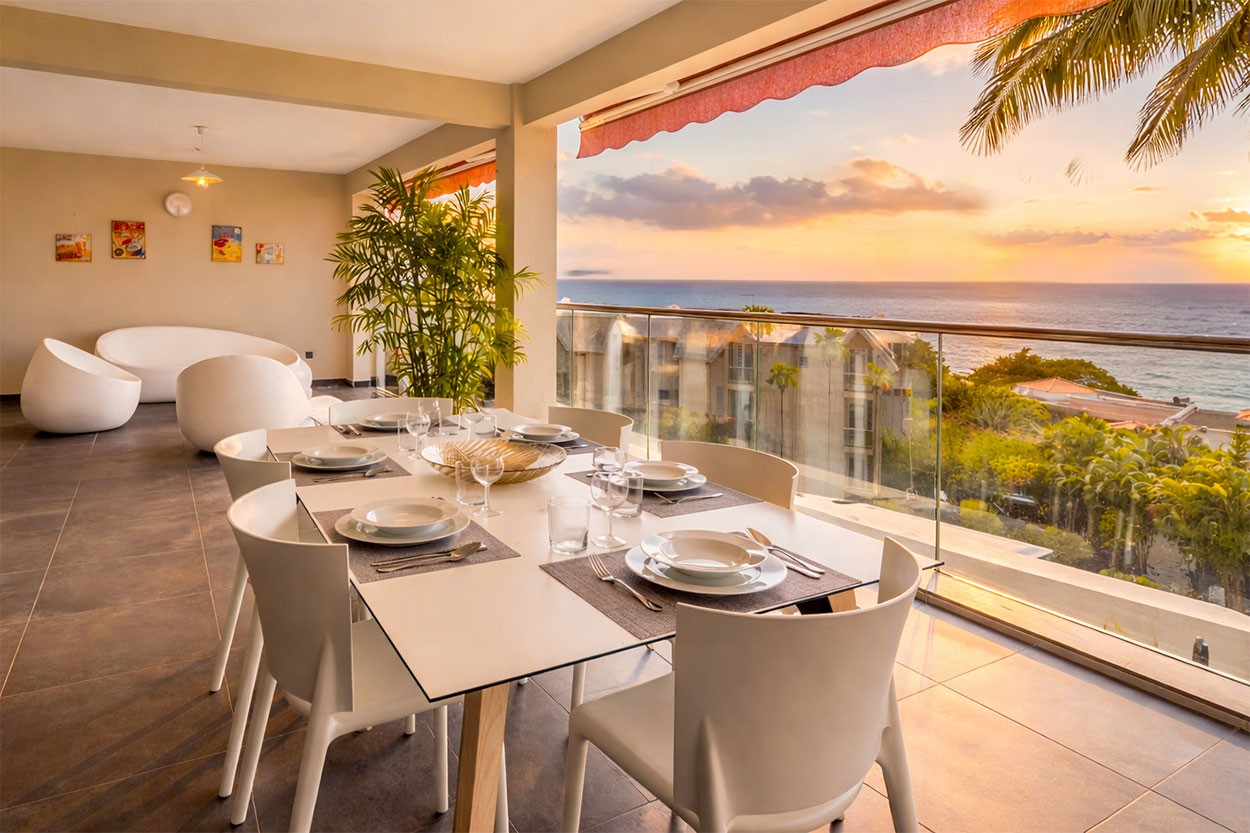 Location appartement de luxe n°11 Schoelcher Martinique vue mer