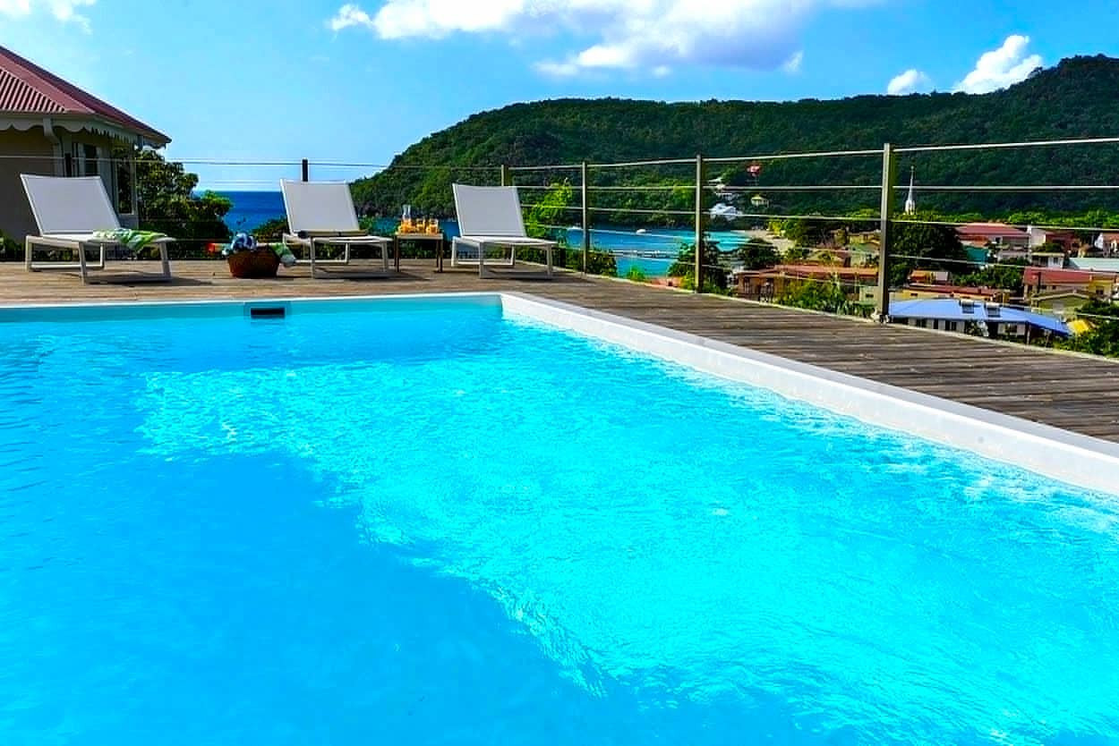 Jolie Maison les Anses d'Arlet, location villa Martinique vue mer piscine 3 Ch