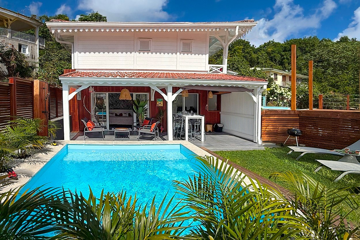 Location maison de MARY Sainte-Luce Martinique bas de villa avec piscine