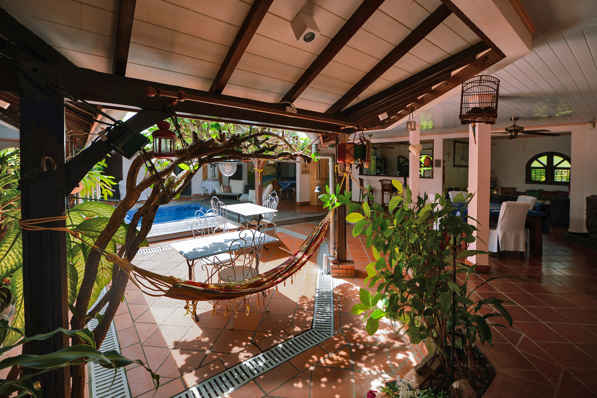 Le PATIO BLEU Location maison le Diamant Martinique un lieu Zen