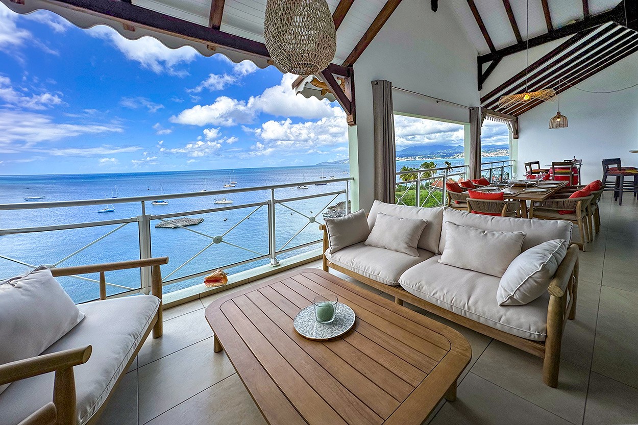 PANORAMA DE LA POINTE DU BOUT location Martinique superbe appartement TROIS ILETS 4 chambres