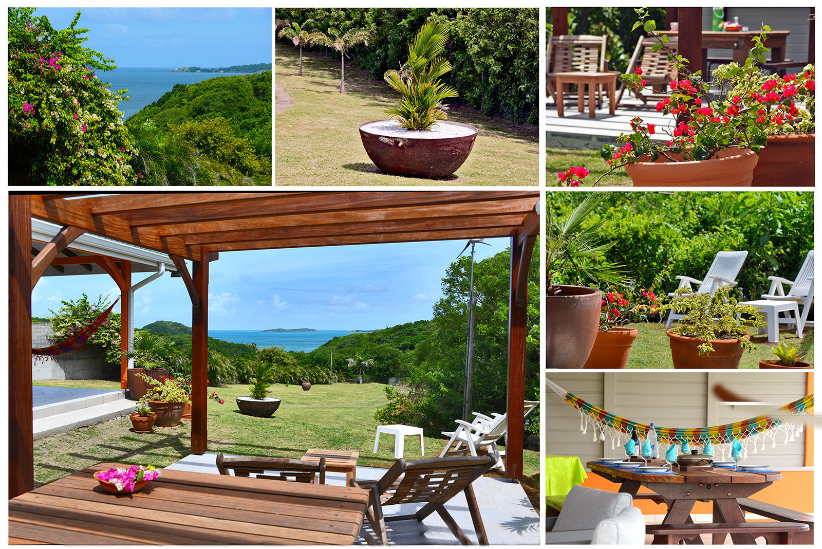 LA PETITE MAISON location Martinique le François vue mer et campagne