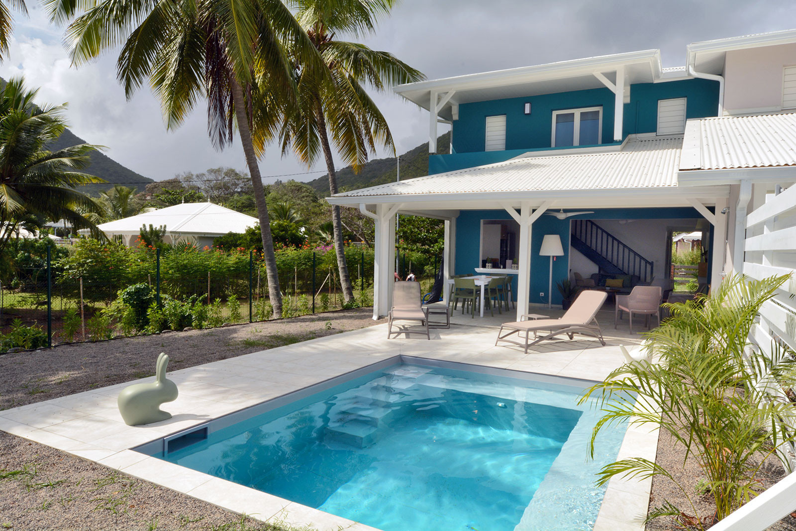 Rock & Diam's IV locations Martinique Villas le Diamant piscine vue mer