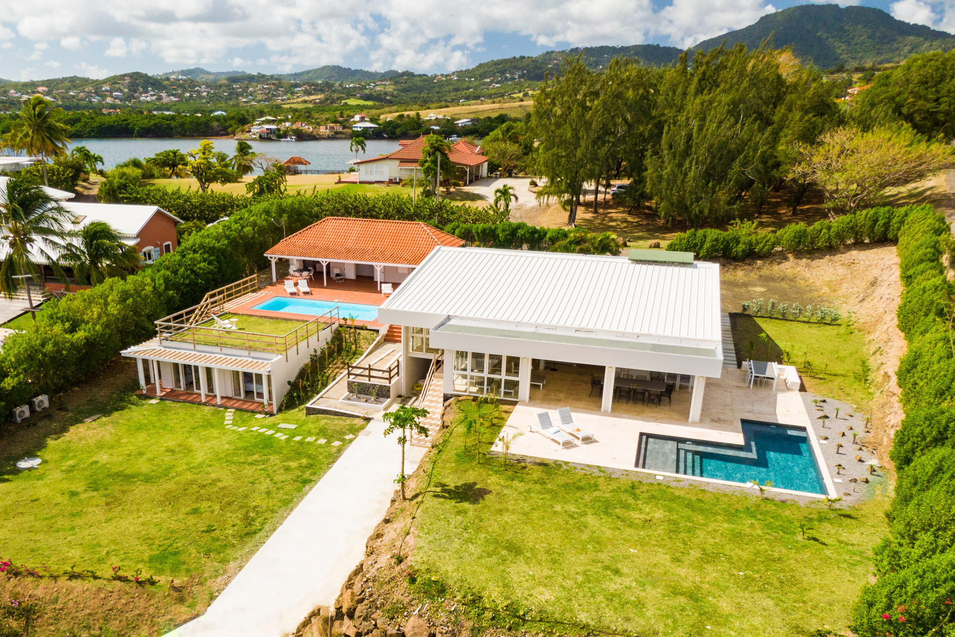 LES HAUTS FONDS location grande villa de prestige le François Martinique 7 chambres