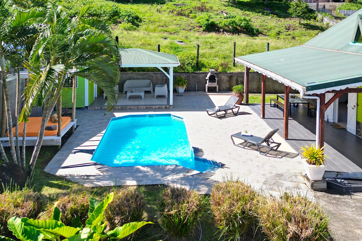 Villa de la Vallée Verte Location Martinique Rivière Salée 3 ch piscine