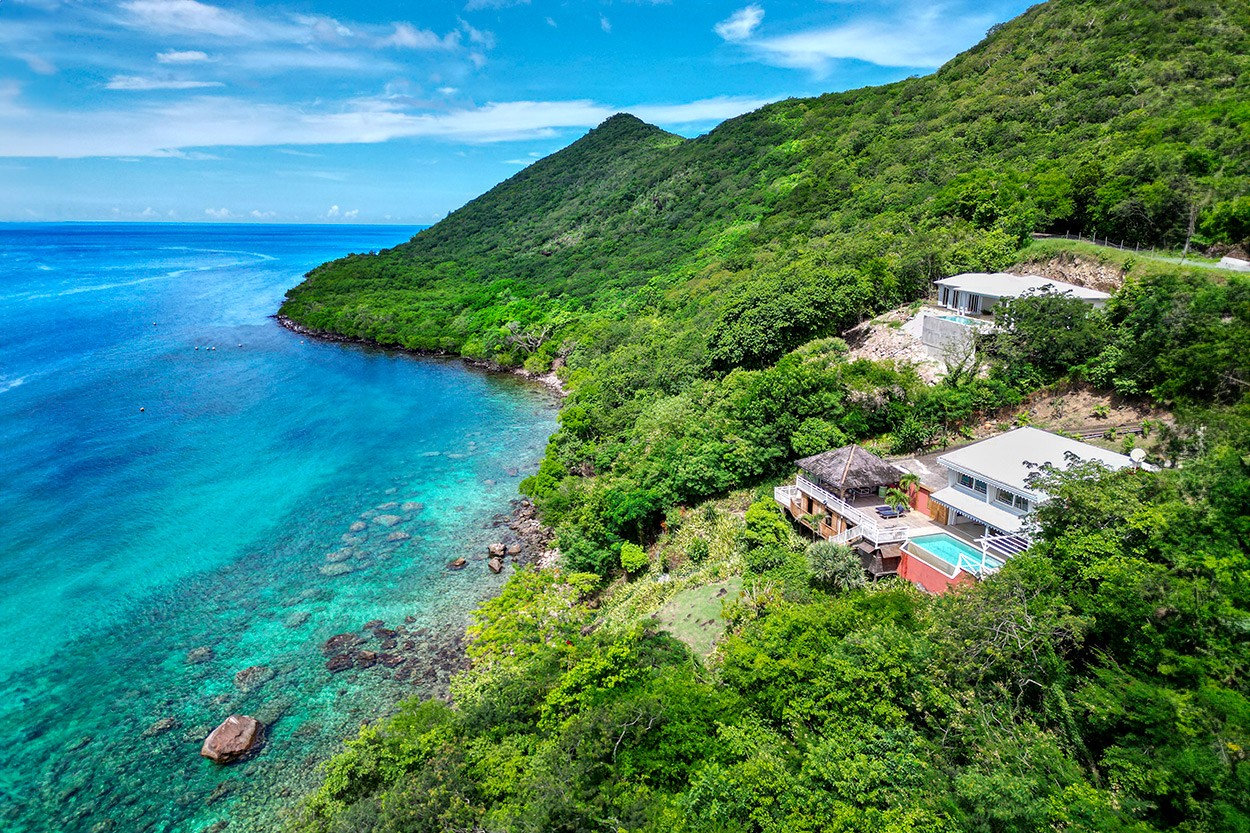 Villa GRAND LARGE Anses d'Arlet location Martinique 6 chambres piscine vue mer Grande Anse