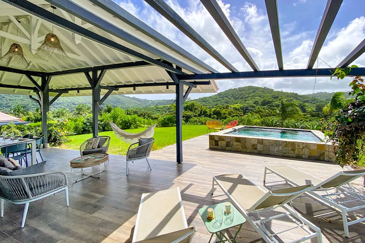 Location Martinique le Vauclin piscine 3 chambres - Villa PUNCH