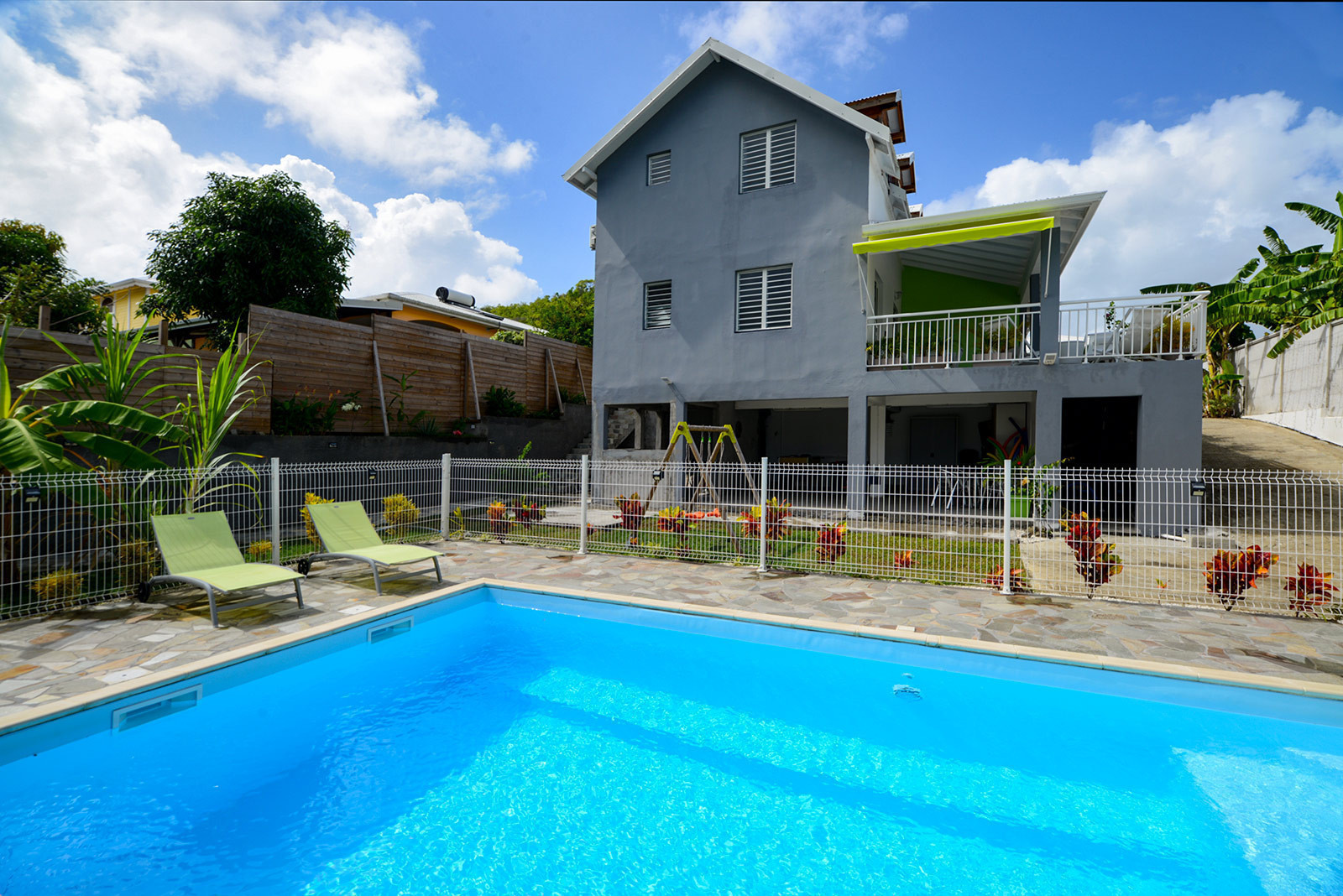 CARIB’PALMA piscine location F3 Martinique proche des plages - Sainte Anne