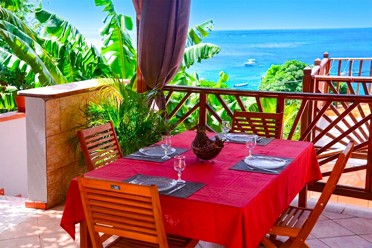 KAZ PETITE ANSE location appartement Anses d'Arlet Martinique