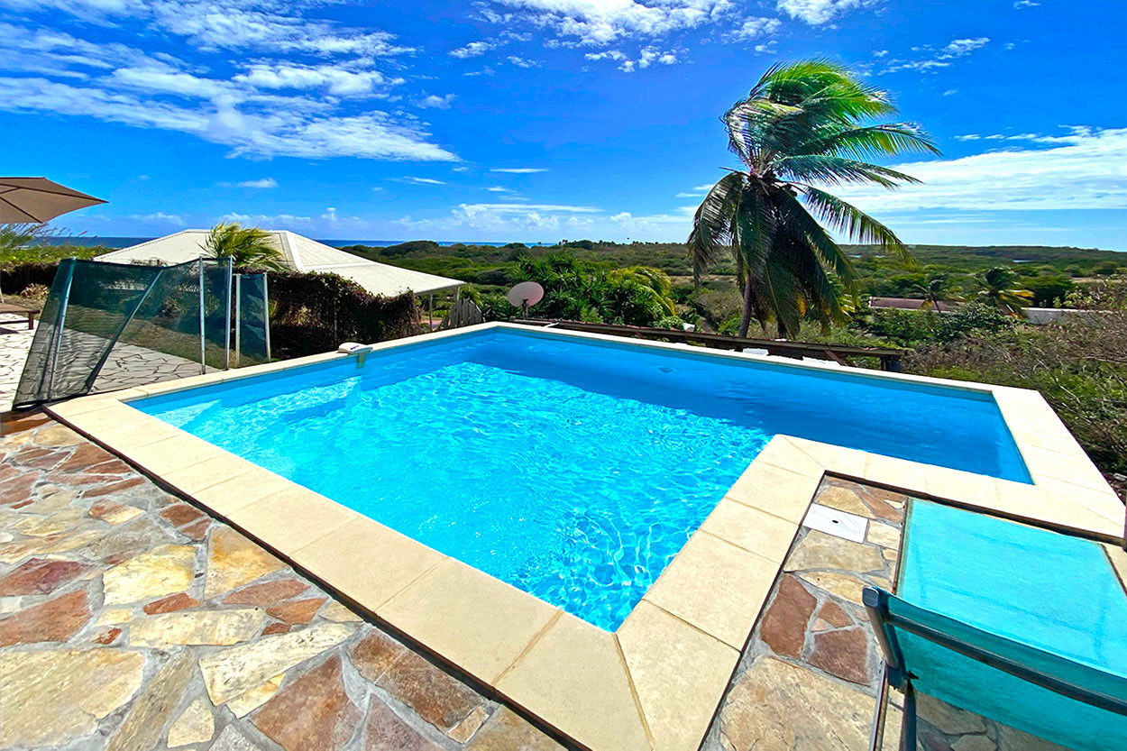 Les HAUTS de NYMPHEAS location maison Sainte Anne Martinique