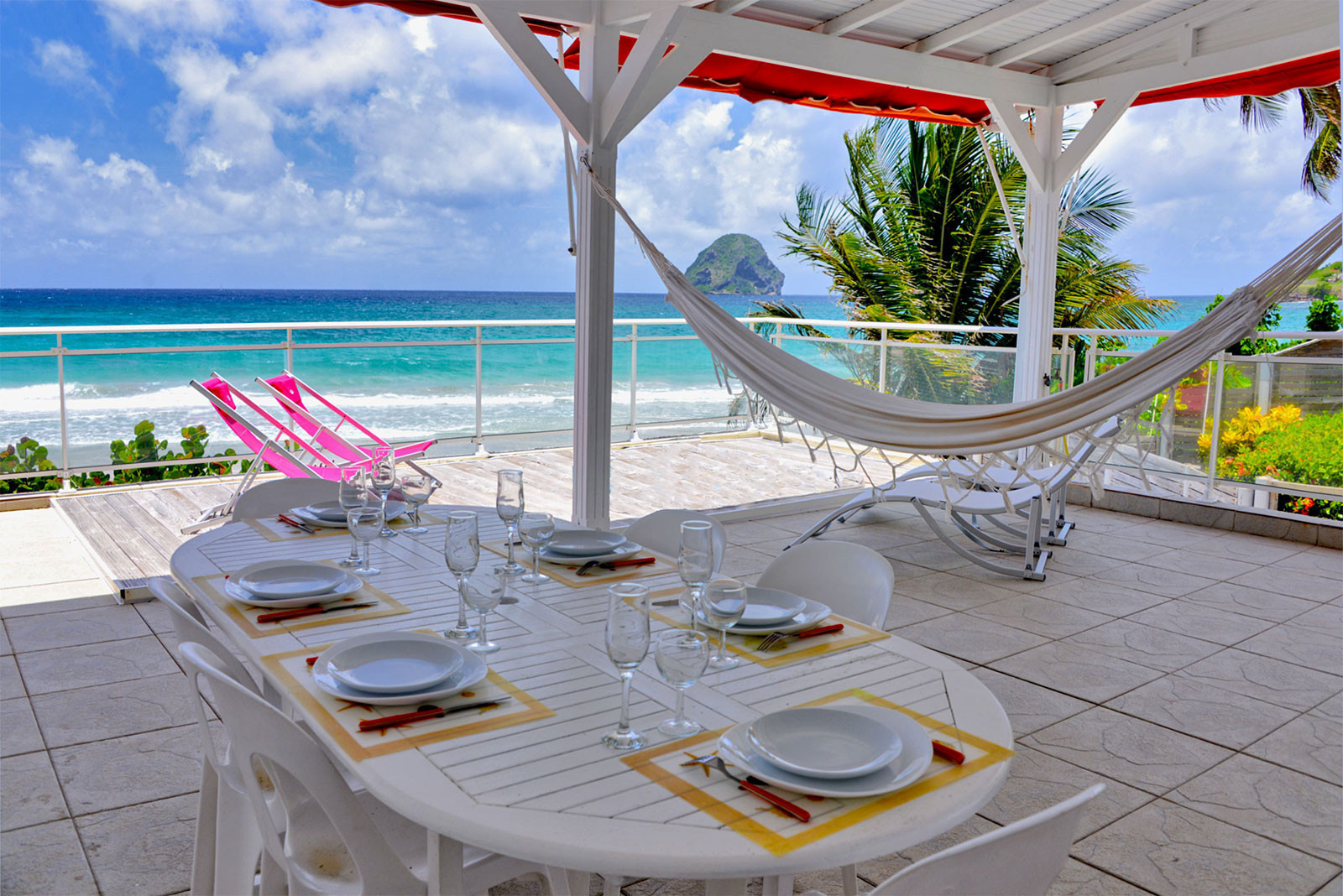 Petite Fleur du Rocher 4 ch location Martinique villa le Diamant
