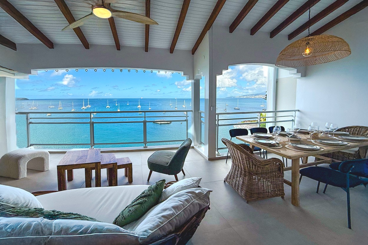 Sublime location Trois Ilets Martinique sur la mer