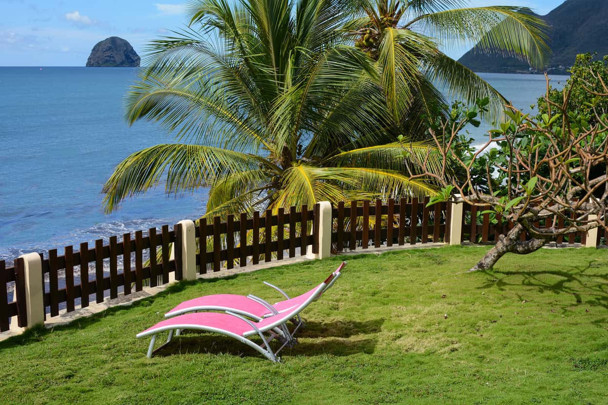 VILLA SUR LA MER le Diamant location Martinique 5 chambres
