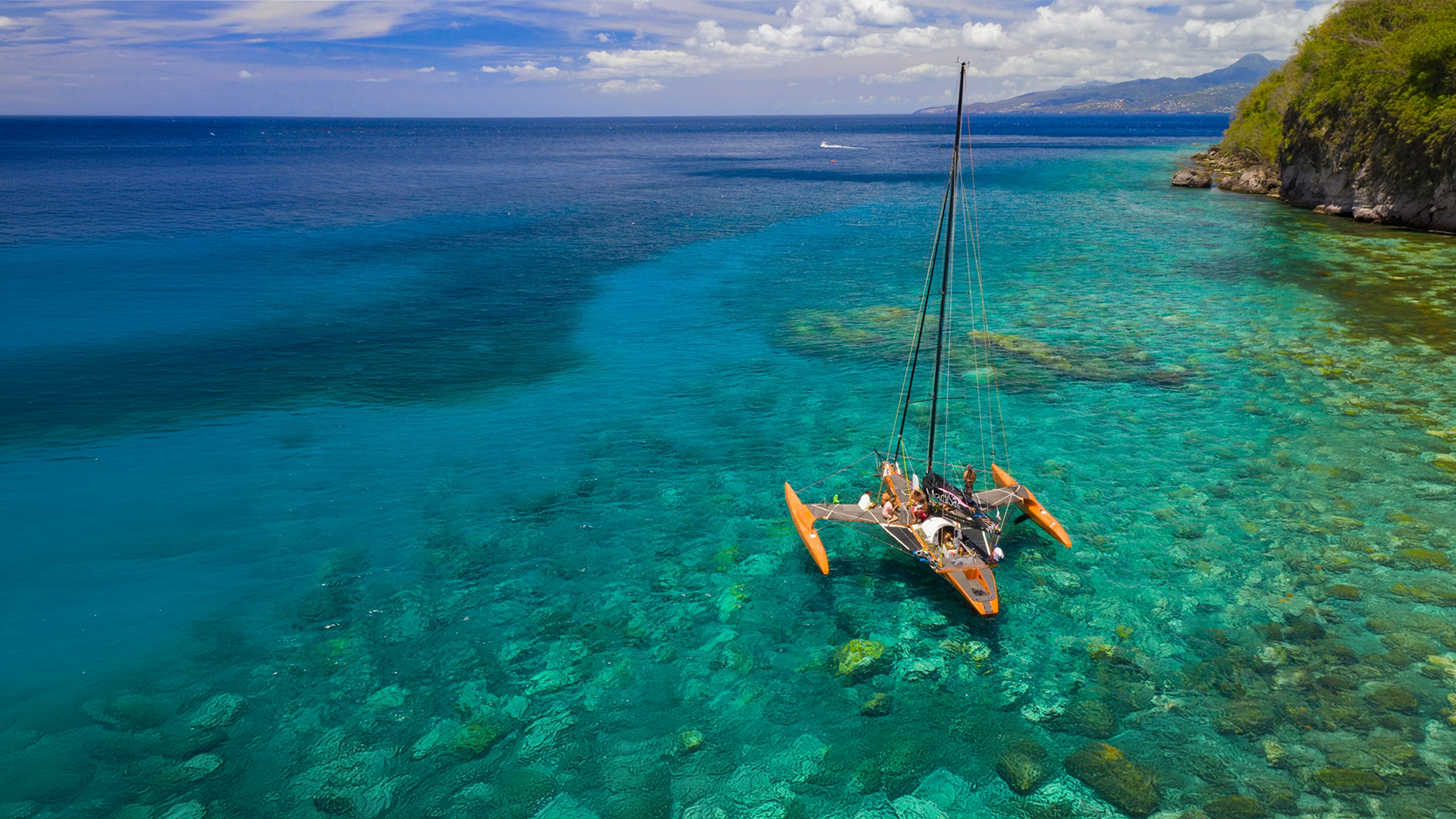 Trimaran Madisail en Martinique